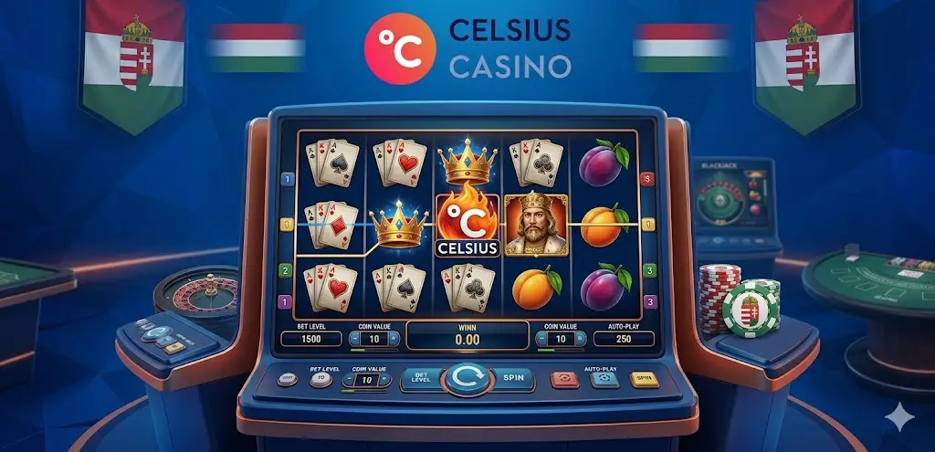 Celsius casino login és főoldal nézet kripto kaszinó
